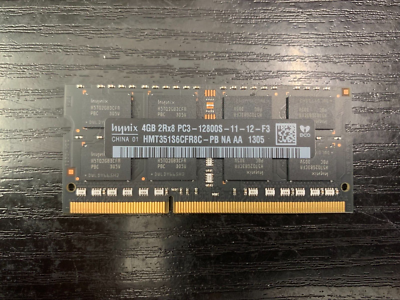 Hynix HMT351S6CFR8C PB 4GB PC3 12800S DDR3 1600 MHz non ECC SODIMM