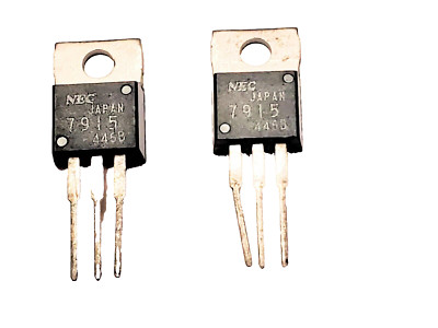 UPC7915  NEC 15V Negative Voltage Regulator TO-220   2 pcs