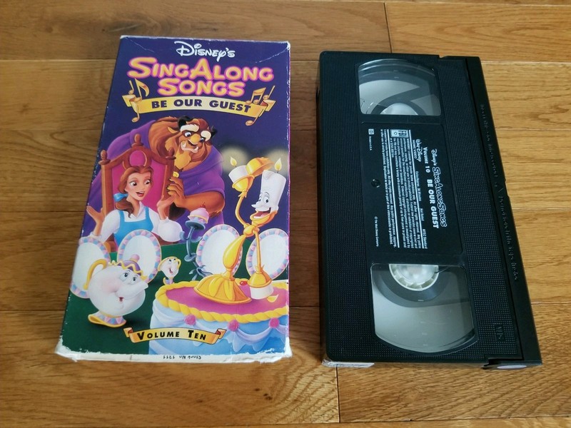 Disney S Sing Along Songs Be Our Guest Vhs Video Tape Good Used Condition Us Polybull Com