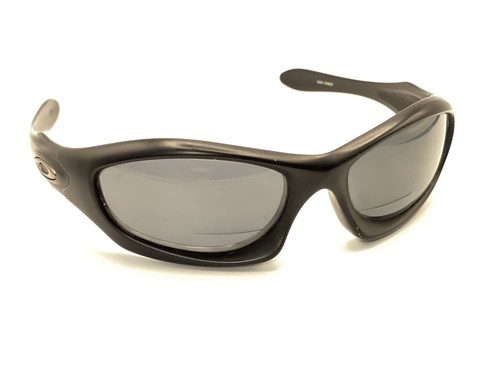 Oakley Monster Dog Matte Black Wrap Sunglasses Frames 60-20 Oakley Monster Dog Matte Black Wrap Sunglasses Frames 60-20