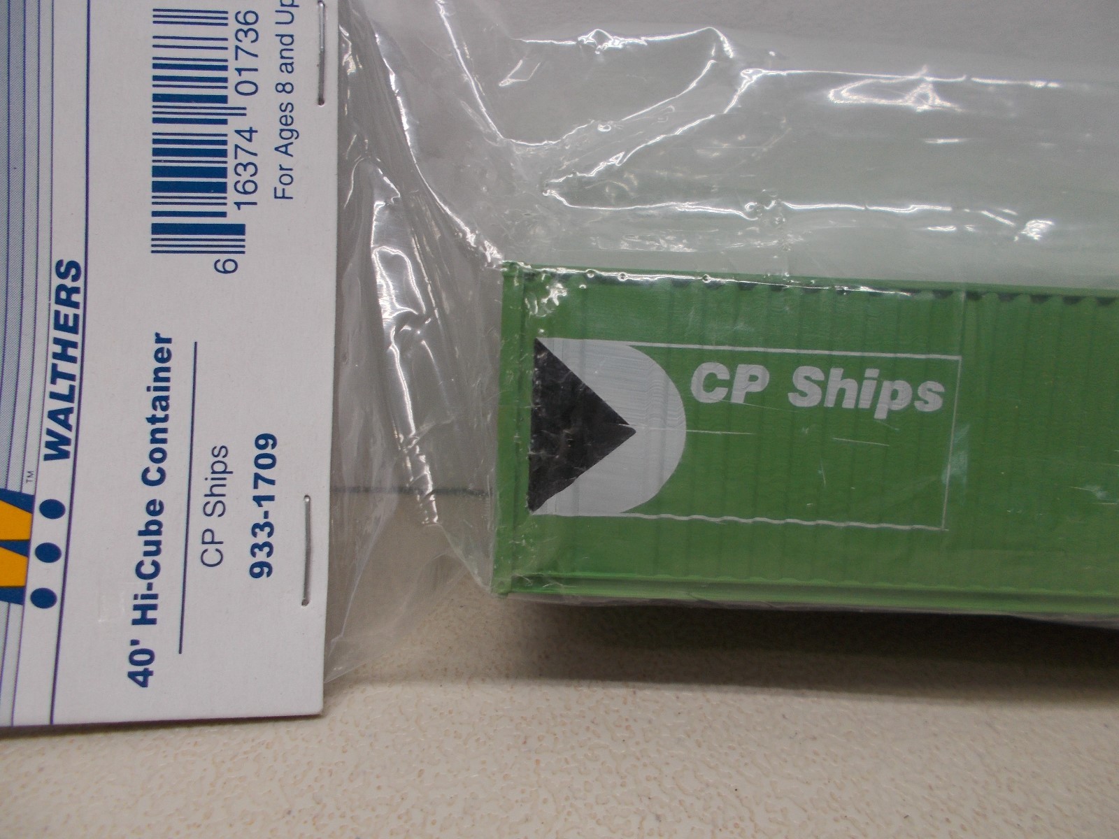 WALTHERS ~ CP SHIPS  40' HI-CUBE CONTAINER ~ LOT A ~ HO SCALE