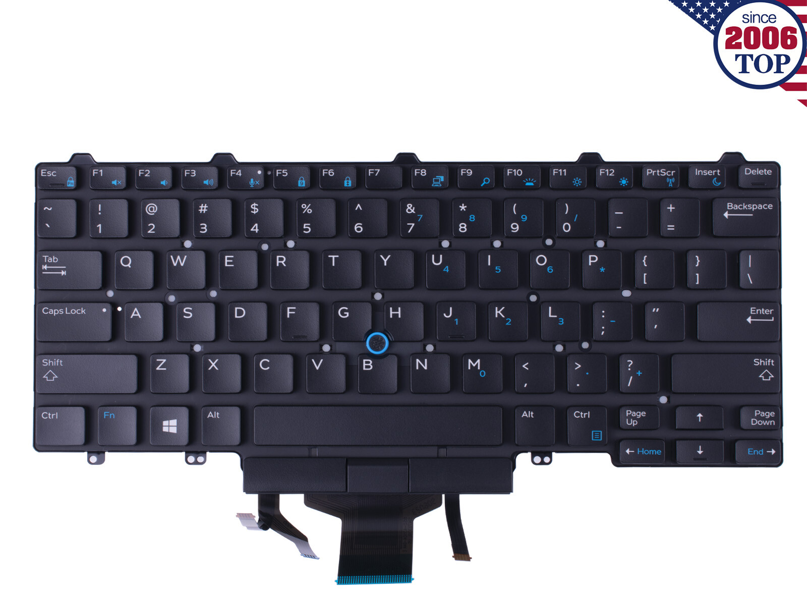 New Genuine US Keyboard Backlit for Dell  Latitude E5490 E7470 E7490 E7480