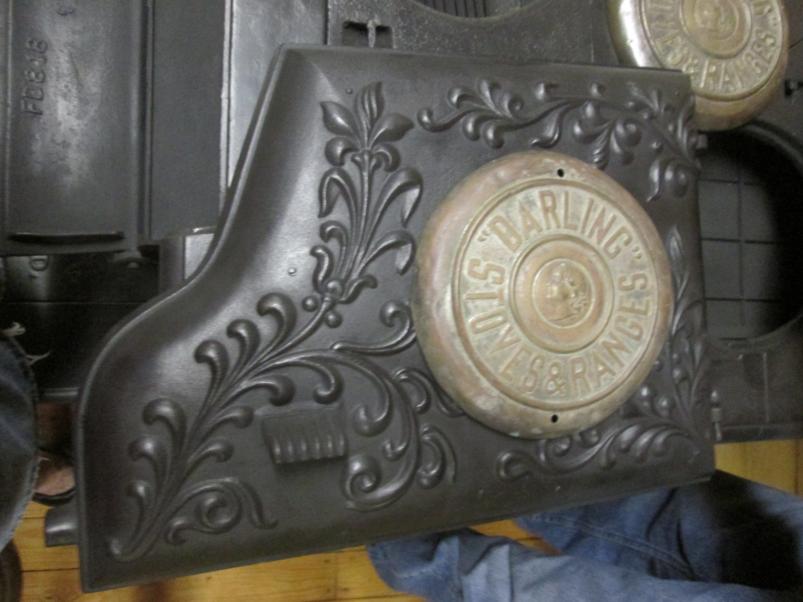 Early1900's Very Ornate Family Darling Wood/Coal Stove Evansville Indiana