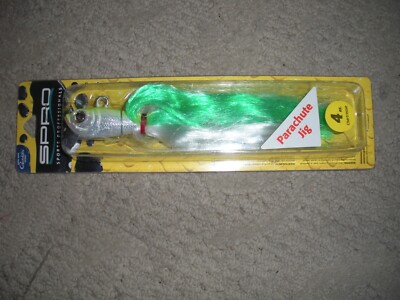 SPRO FISHING LURE PARACHUTE JIG 4 0Z CHARTREUSE NEW
