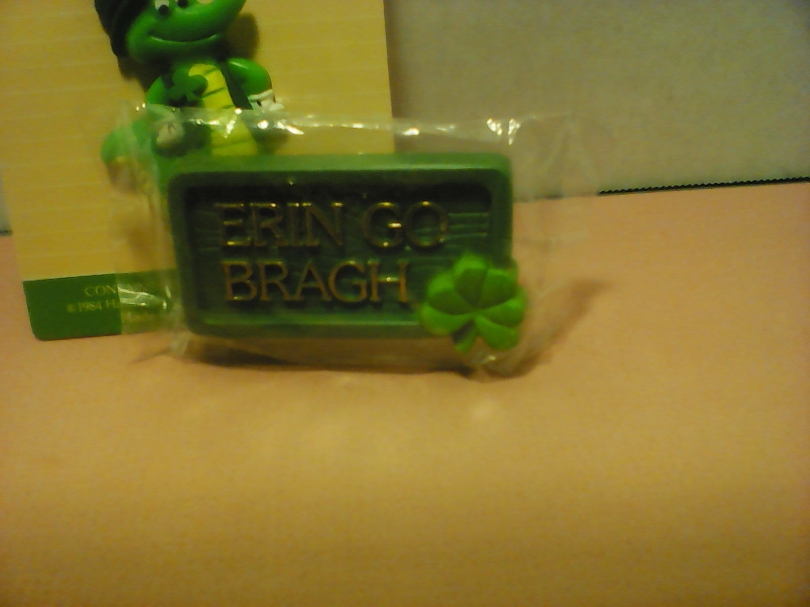 Vintage Hallmark St. paddy's pin#SLP3512 and Erin Go Bragh pin, 2.25 x 1.25