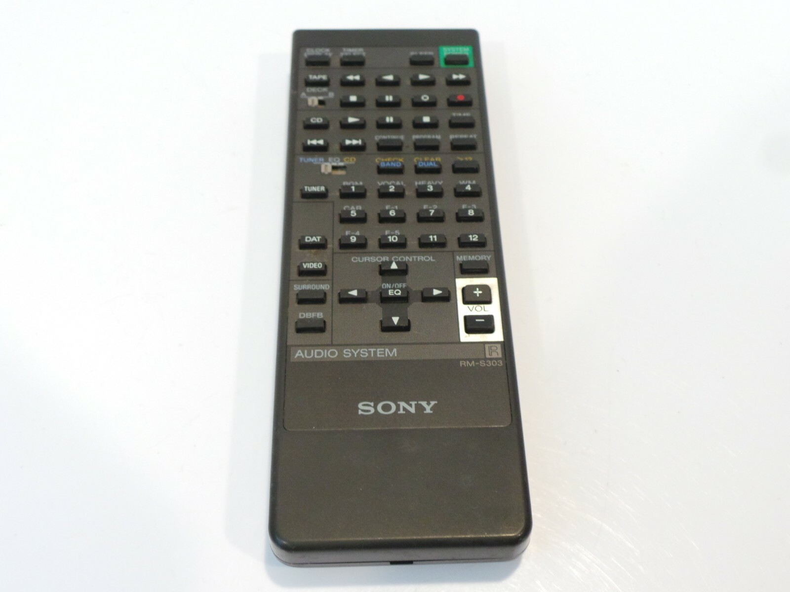 SONY オーディオリモコン RM-S303 khxv5rg Genuine Sony RM-S303 Audio System CD Tape Remote Control | eBay