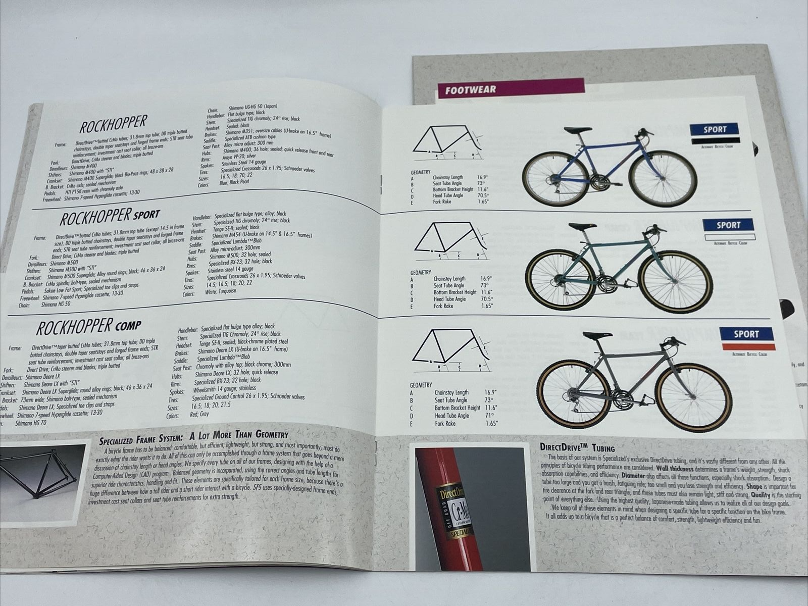 Vintage 1990 SPECIALIZED Bicycles & Accessory Catalog Set MTB Road Components