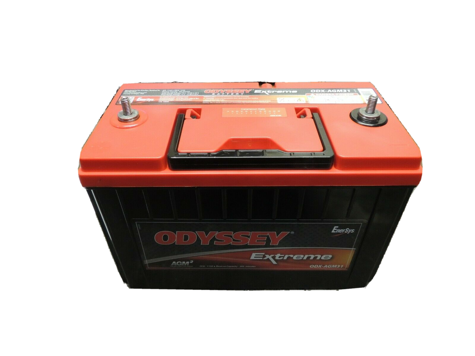 Odyssey Extreme  AGM 12V, 100Ah Battery  P/N 31-PC2150 CCA-1150,  2020 or NEWER