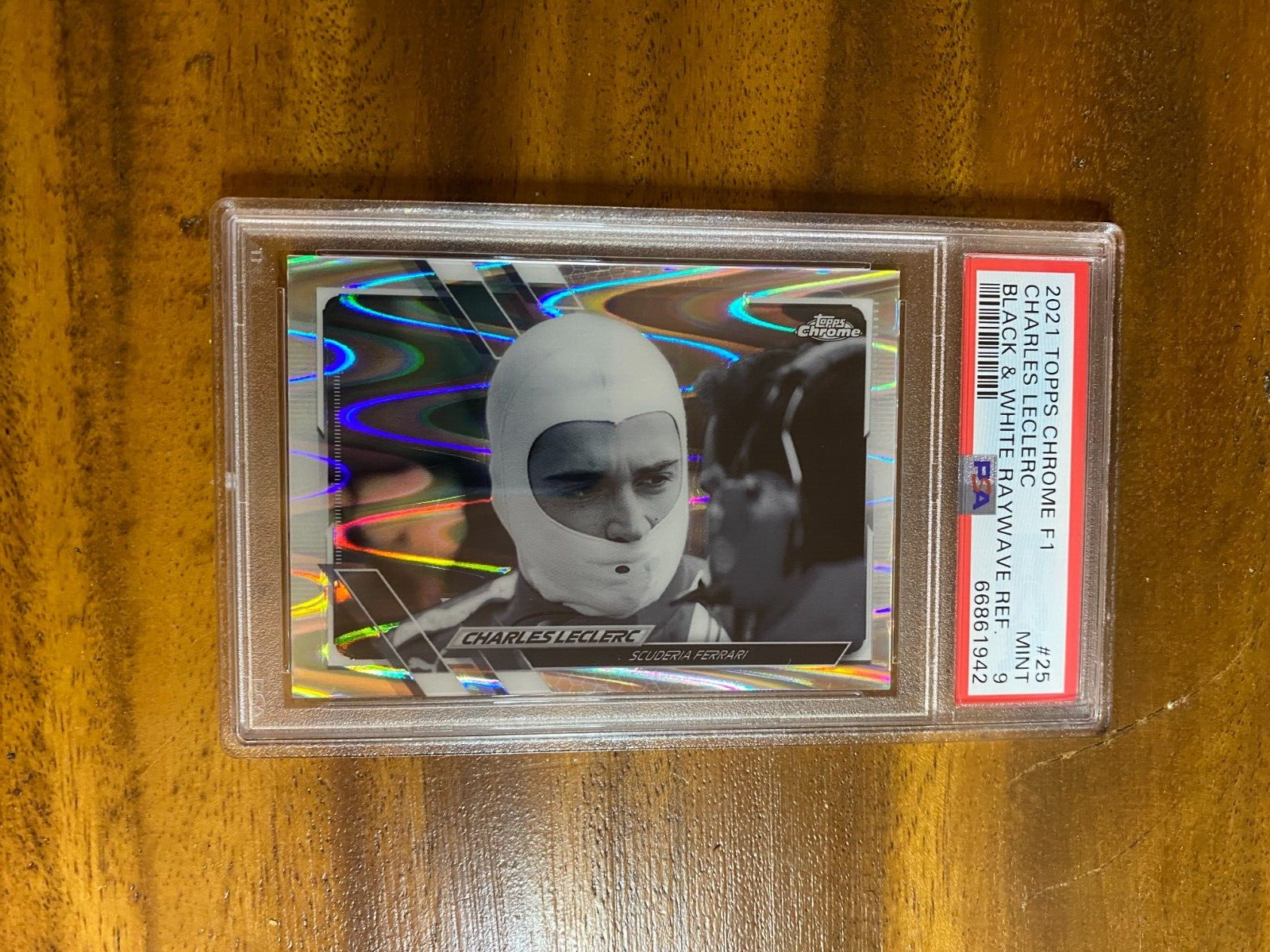 2021 TOPPS CHROME F1 FORMULA 1 BLACK & WHITE RAYWAVE CHARLES