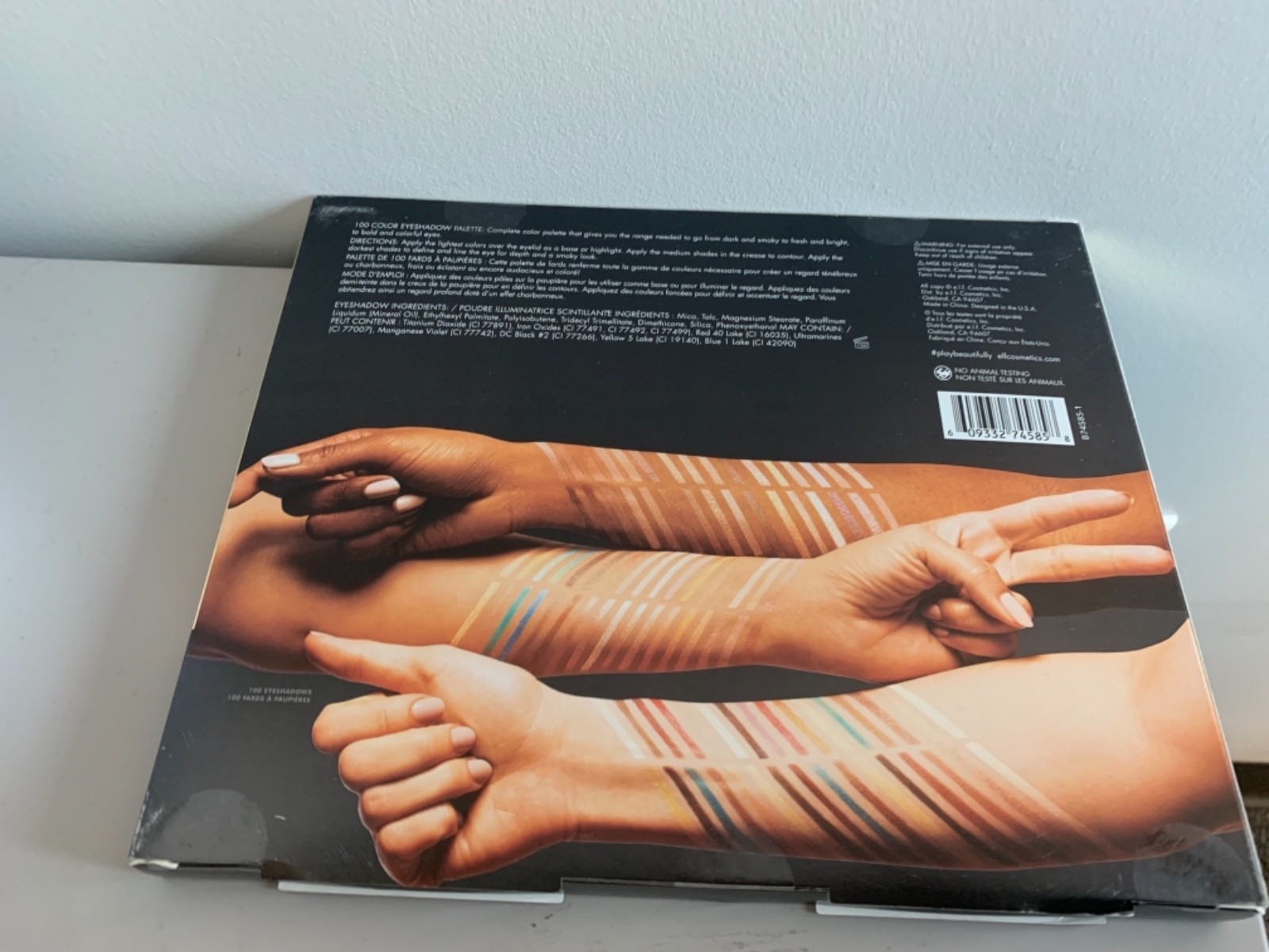 ELF 100 Color Eyeshadow Palette - 100% Vegan 