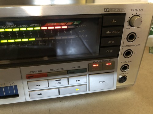 Teac 3 Head Cassette Deck V-707Rx Fully Serviced! Teac 3 Head Cassette Deck V-707Rx Fully Serviced!