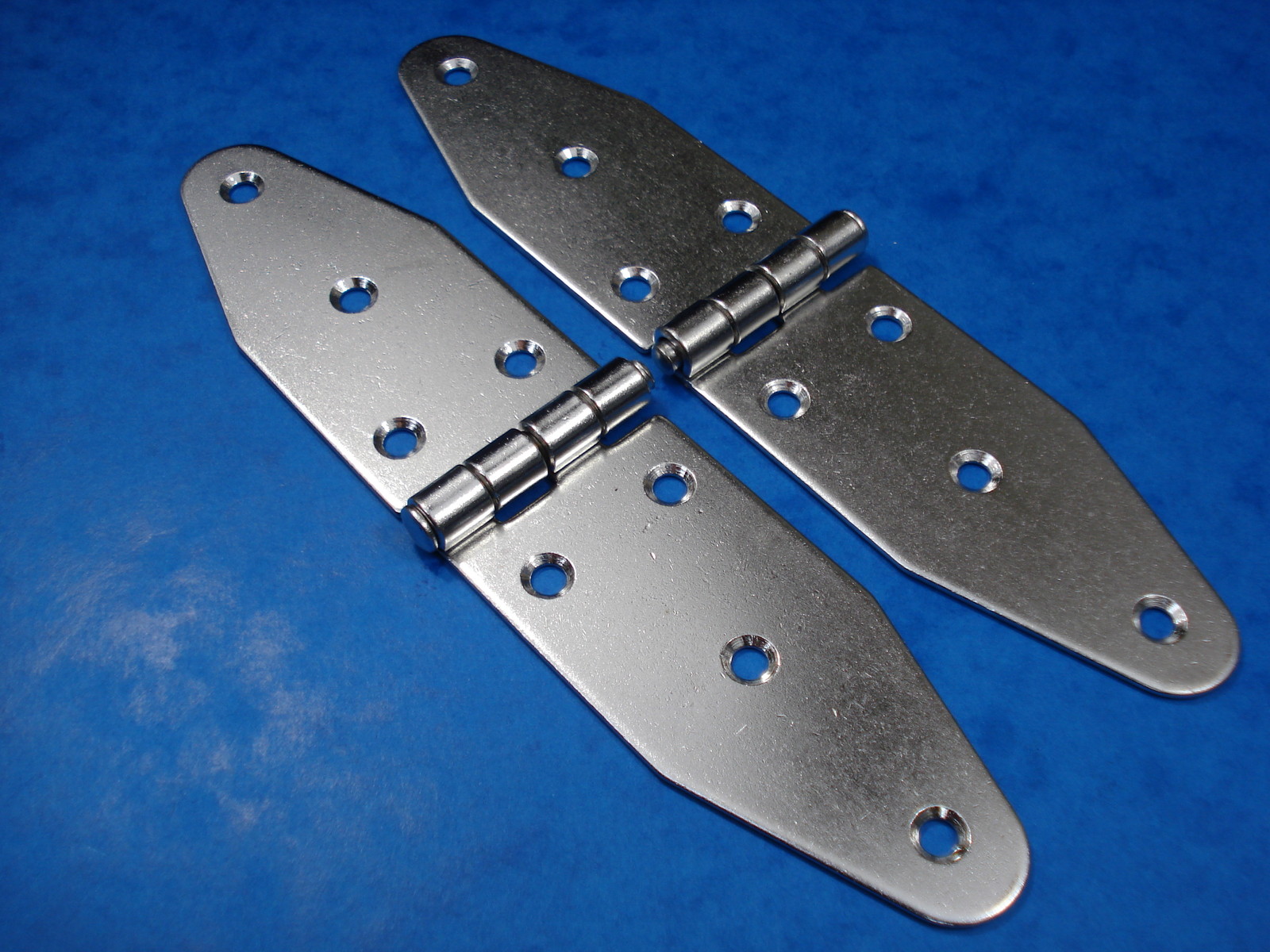 PAIR STAINLESS STEEL 316 MARINE GRADE NO RUST WING HINGES 180mm x 40mm