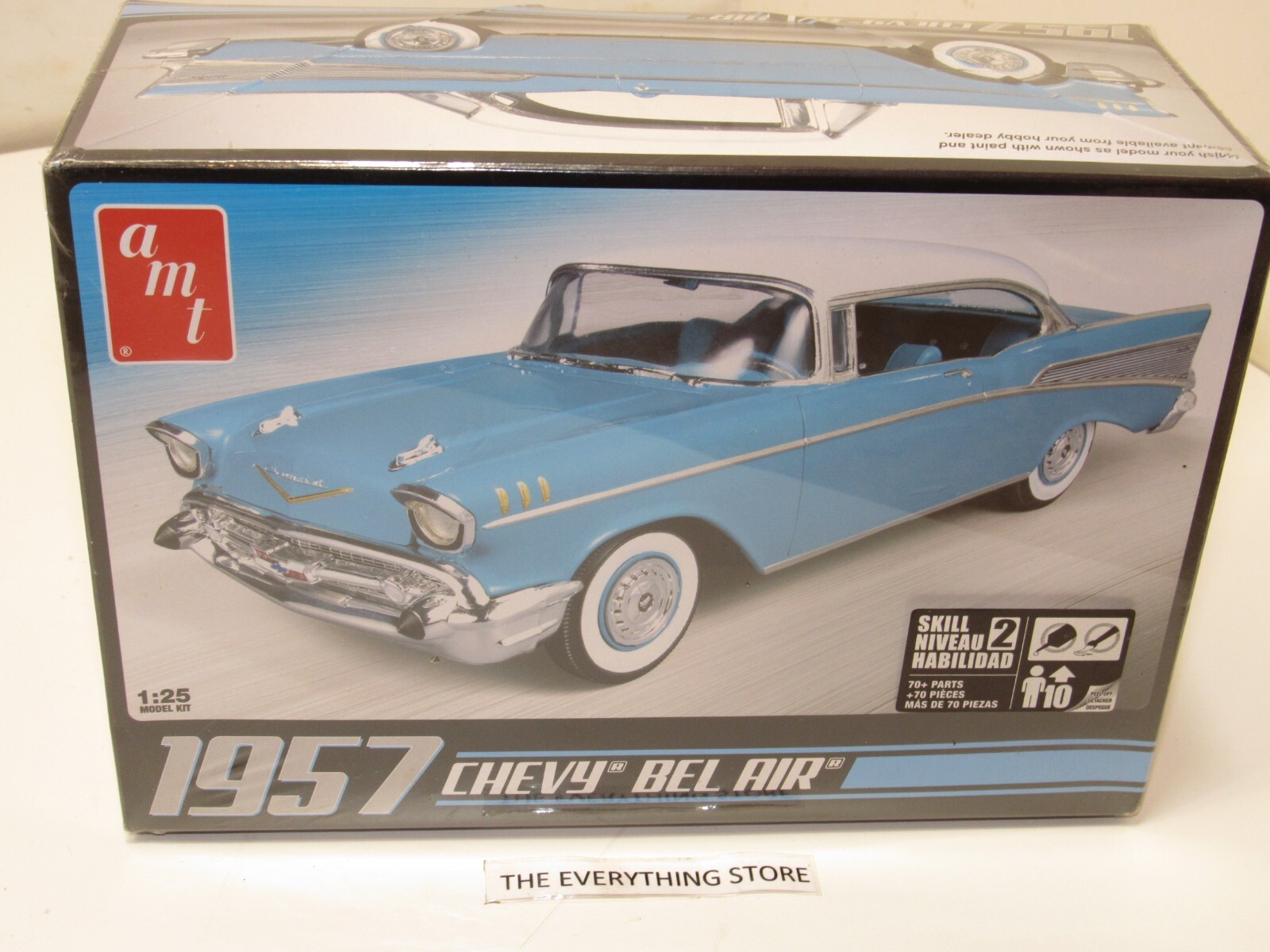 VINTAGE AMT 1:25 SCALE MODEL KIT 1957 CHEVY BEL AIR SEALED