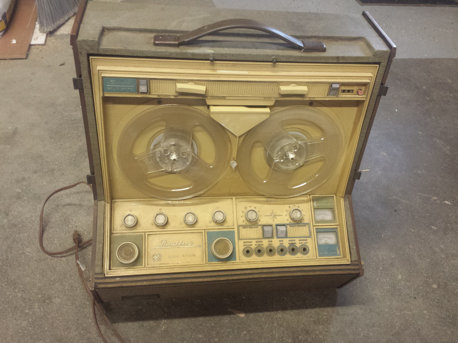 Rare Silvertone Sears Model 7239 1960's Reel to Reel R2R Recorder Tape Deck VTG
