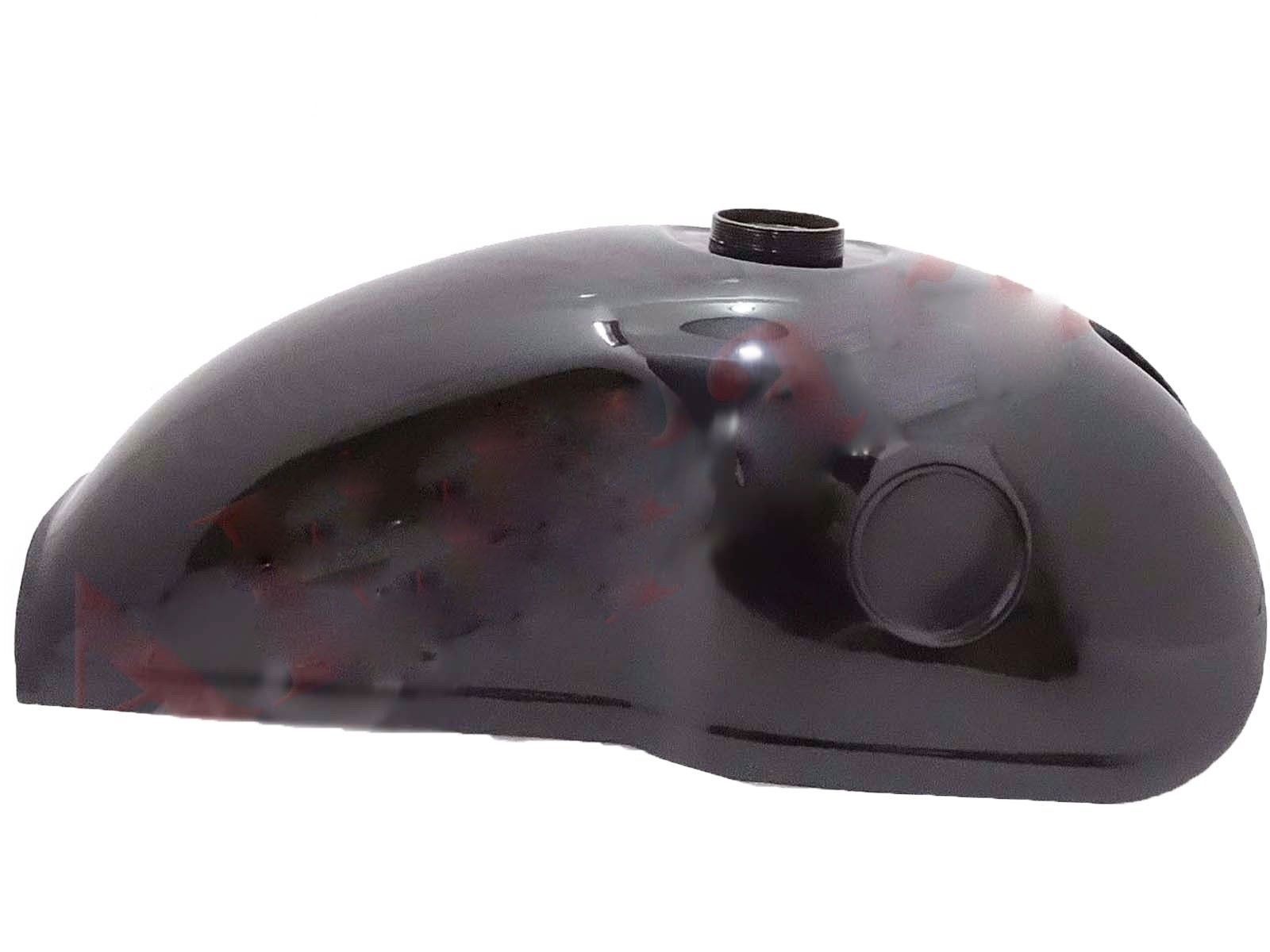 Benelli 260 Style Yamaha Virago Ward Riverside Petrol Fuel Tank Steel Black 