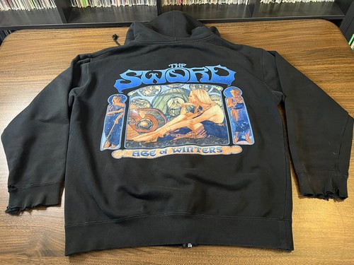 The Sword Age Of Winters Zip Hoodie Thrashed Metallica