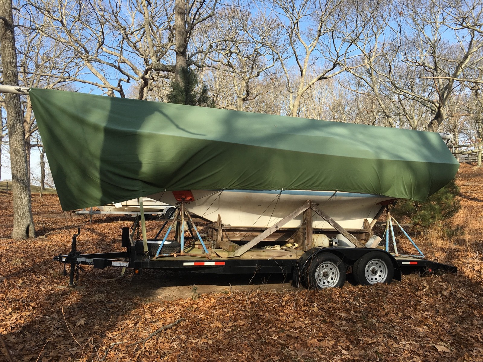 23 Foot Carl Alberg Sloop Project Sailboat