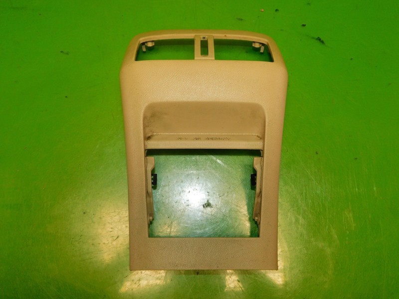 04-08 Acura TL OEM rear back armrest air heater vent cover trim panel tan