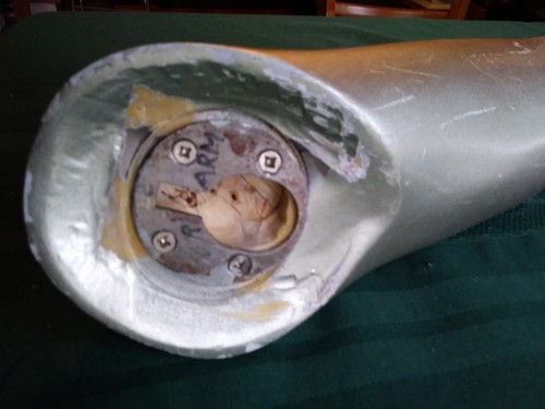 Vintage Heavy Arm hand Mannequin Prop display boutique industrial steampunk #E