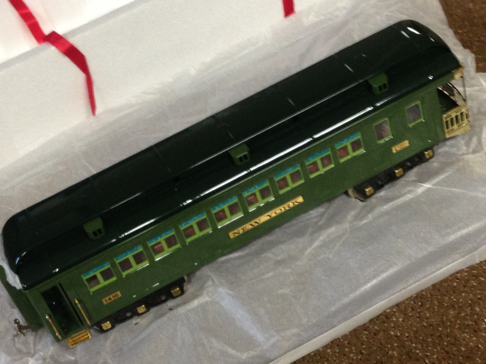 3 Full Size Lionel Classic Cars; 1412 CA Passenger; 1413 CO Passeneger Car; 1416