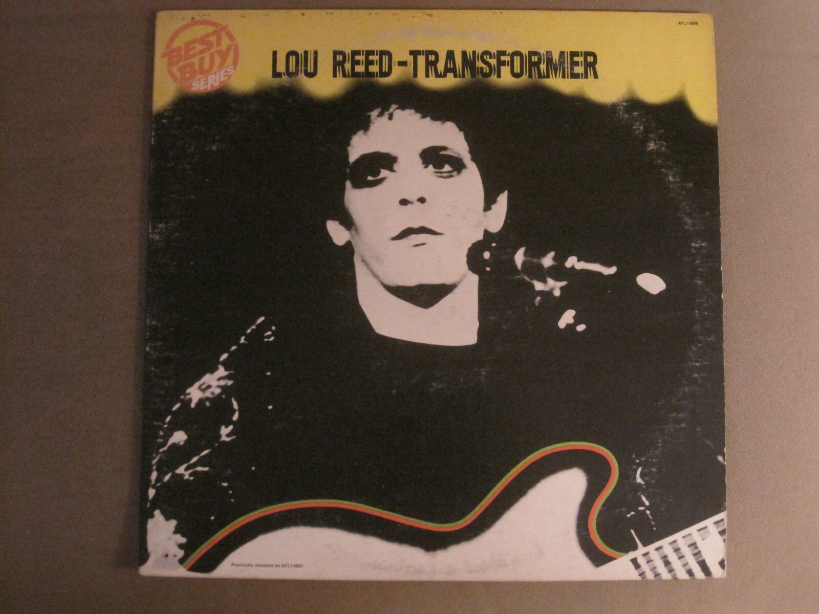 LOU REED TRANSFORMER LP '72 RCA AYL1-3806 BEST BUY VELVET