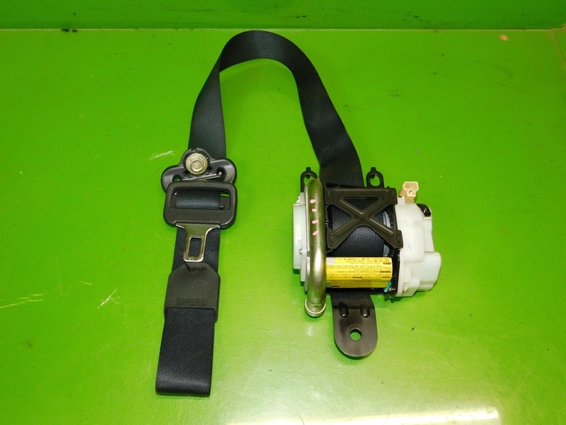 04-08 RX8 OEM rear passenger right left seat belt SRS assembly black