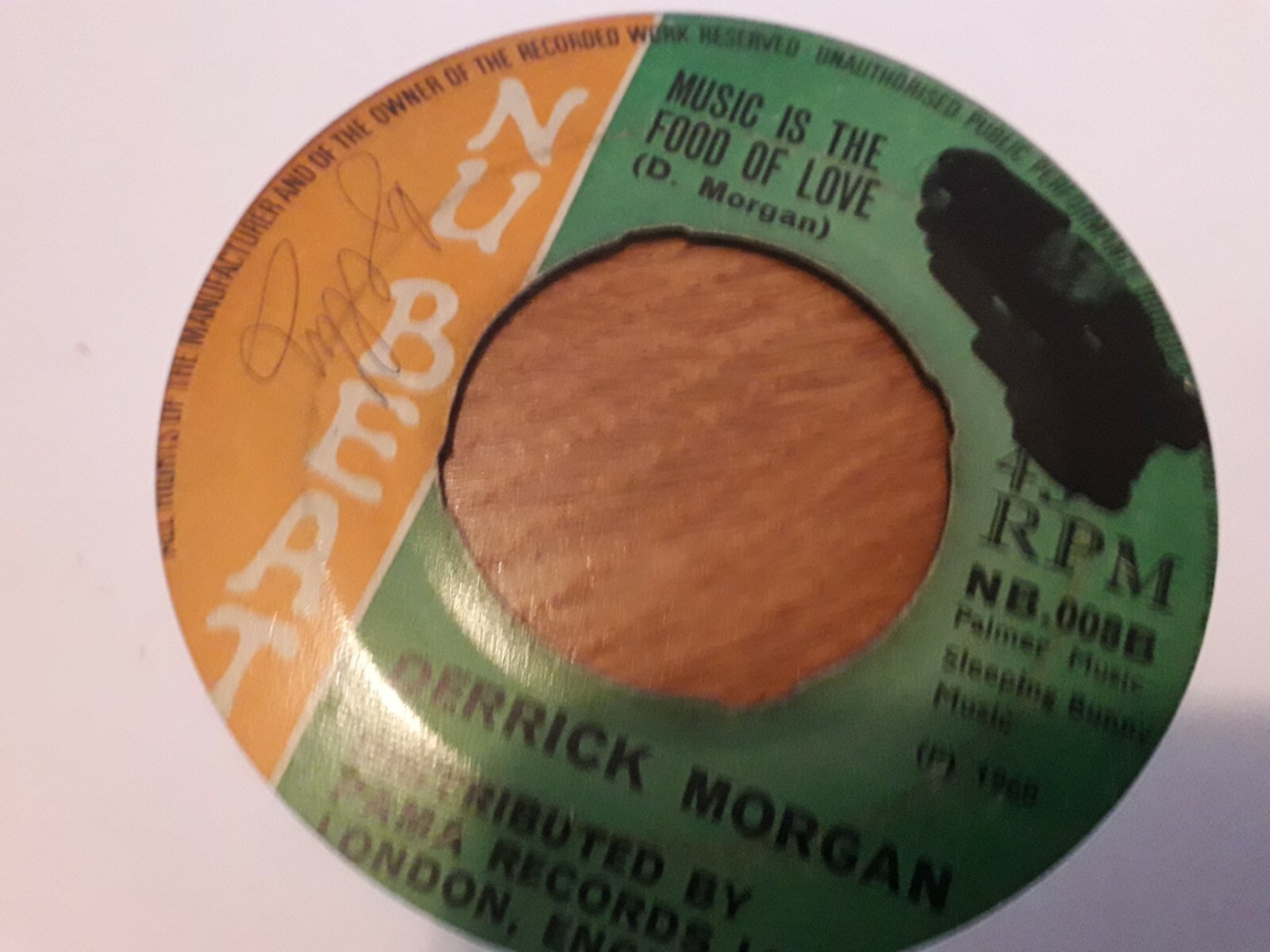 英7” Derrick And Patsy / Derrick Mo Hey Boy, Hey Girl / Music Is The Food Of Love NB008 Nu Beat /00050 Derrick Morgan & George Dekker, The Inventors – Hey Boy, Hey