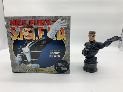 ✷ NICK FURY AGENT OF SHIELD MINI-BUST NICK FURY SHIELD MINI
