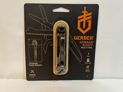 Gerber Armbar Scout Multi-Tool - 1064401 - 7 Tools - NEW - Damaged Package
