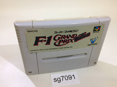 SG7091 F1 Grand Prix Racing SNES Super Famicom Japan | eBay