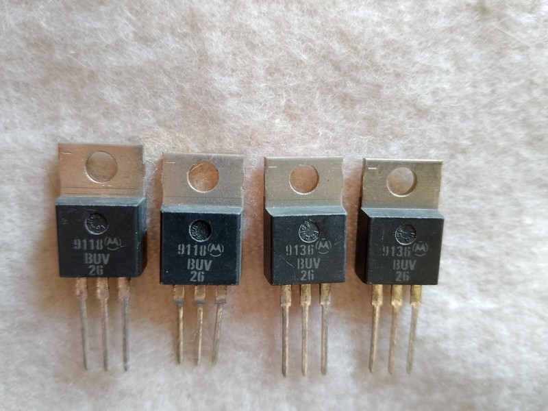 4x Transistor Buv26 Npn S-L 180/90v 20a 85w Kein China, Nur Markenware  12452-85