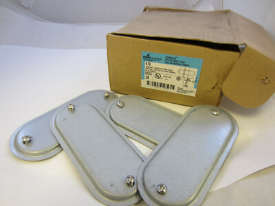 CROUSE HINDS 670 FORM 7 STEEL COVER FOR 2'' CONDULETS