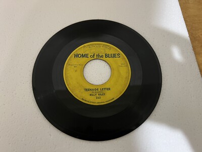 BILLY RILEY HOME OF THE BLUES ROCKABILLY 45 RPM TEENAGE LETTER FLIP FLOP & FLY