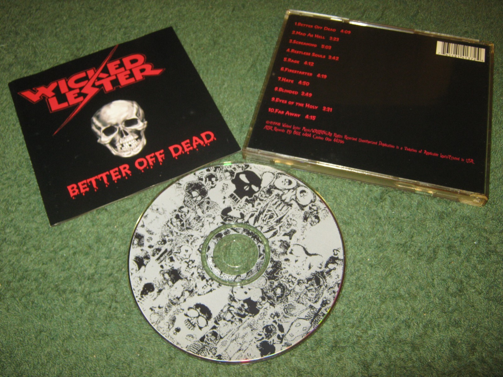Wicked Lester - Better Off Dead (cd) akron canton ohio Wicked Lester - Better Off Dead (cd) akron canton ohio