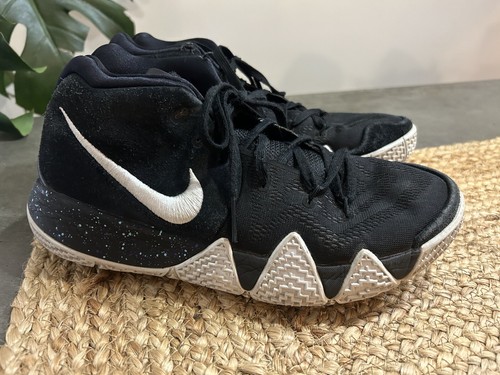 kyrie irving shoes 4 black and white