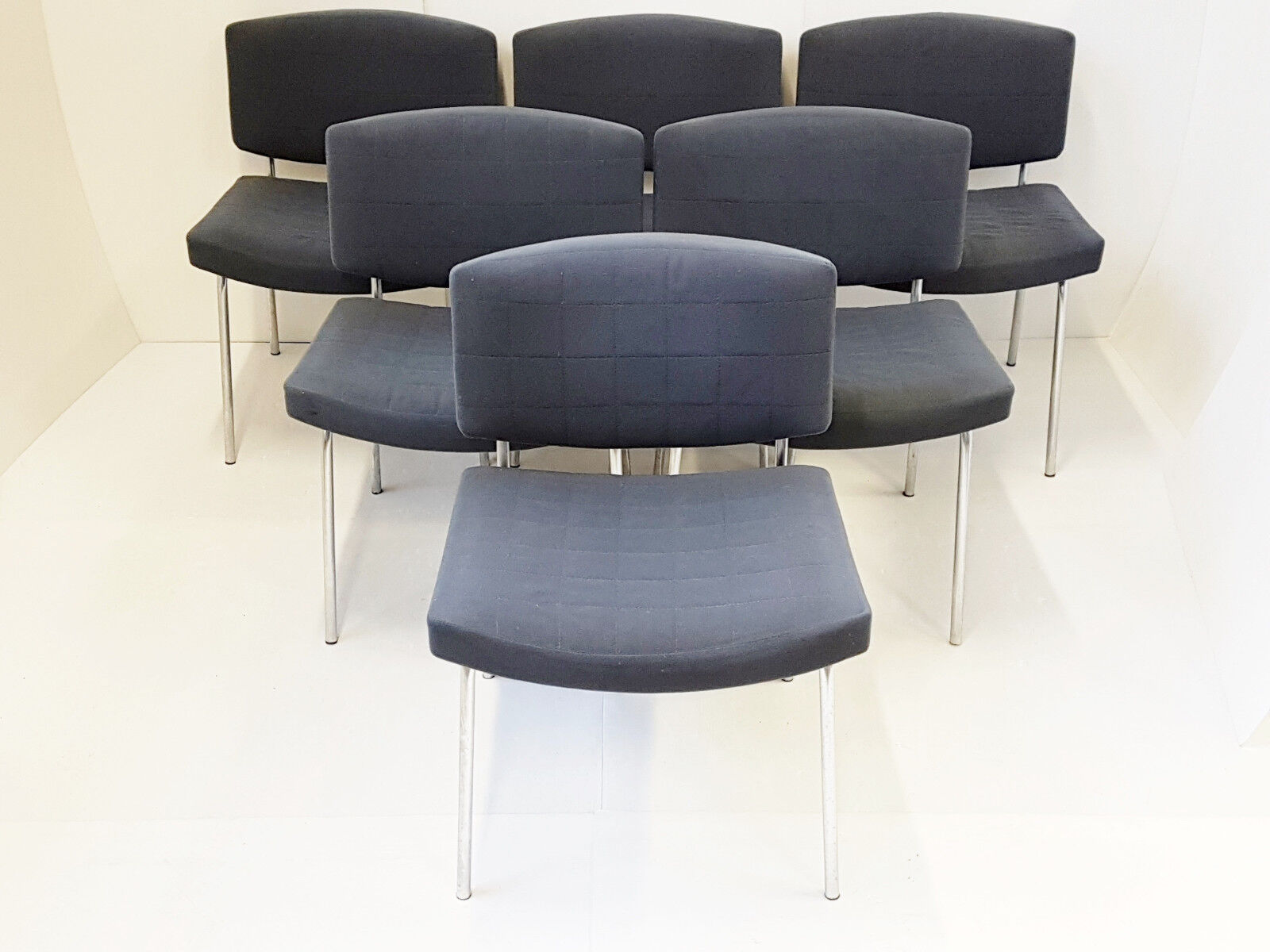Set of 6 Chairs by Pierre Guariche for Meurop 1960 Vintage Set of 6 Chairs by Pierre Guariche for Meurop 1960 Vintage