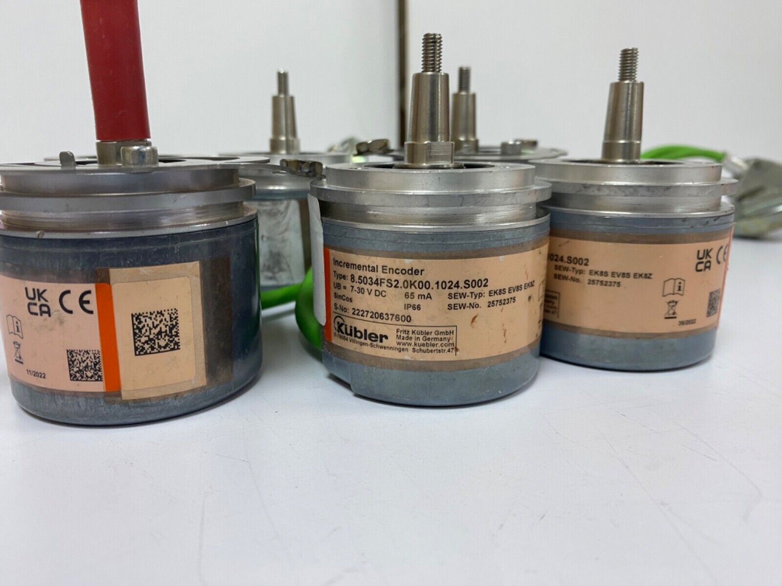 Kubler 8.5034FS2.0K00.1024.S002 Incremental Encoder sew-Typ Kubler 8.5034FS2.0K00.1024.S002 Incremental Encoder sew-Typ