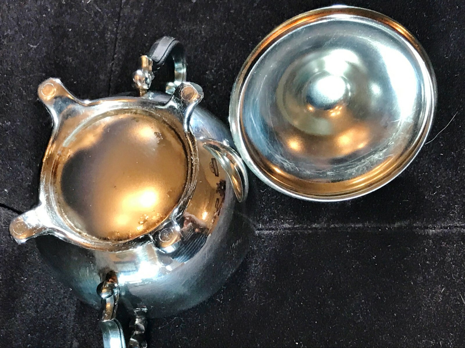 Vintage Silver Plate Ornamental Footed Sugar Bowl with Lid