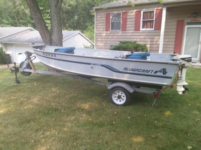 1988 Alumacraft Fishing Boat