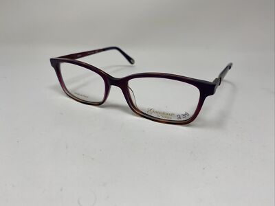 EMOZIONI BY SAFILO EM 4050 F7X PURPLE FLEX HINGE EYEGLASSES FRAME 52/17/135 &853