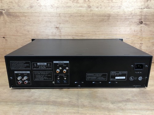 Sony DTC-A6 DAT Digital Audio Tape Deck Recorder Player W/ Cables Rack Mountable
