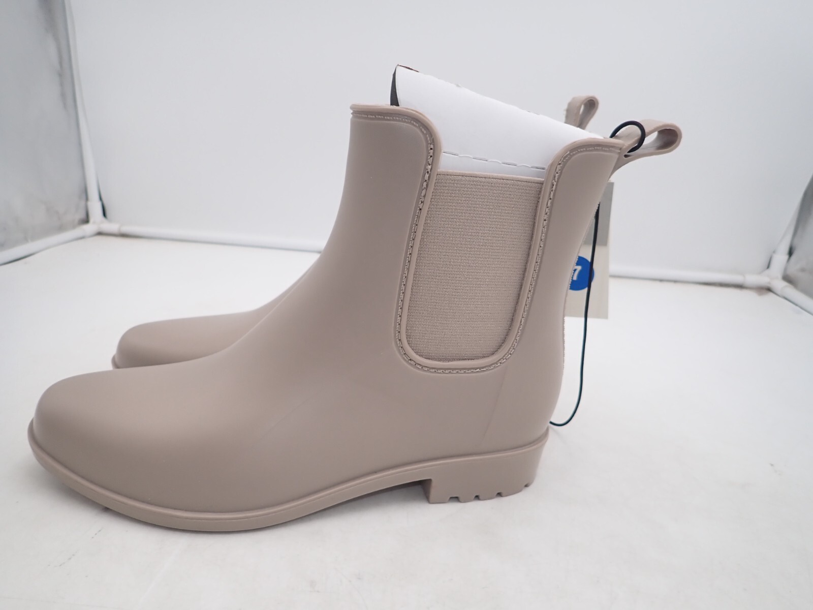 Women's Chelsea Rain Boots - A New Day Taupe Sizes 6, 7, & 8