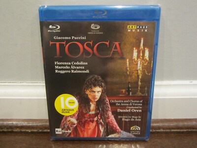 TOSCA (Giacomo Puccini)  (Blu-ray) Fiorenza Cedolins, Marcelo Alvarez  NEW