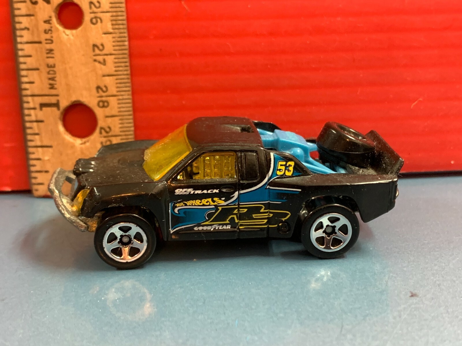 ホットホイール アクセラースワンプビースト レーストラックセット 2004 2004 Mattel Hot Wheels Off Track Black #53 Made In Malaysia