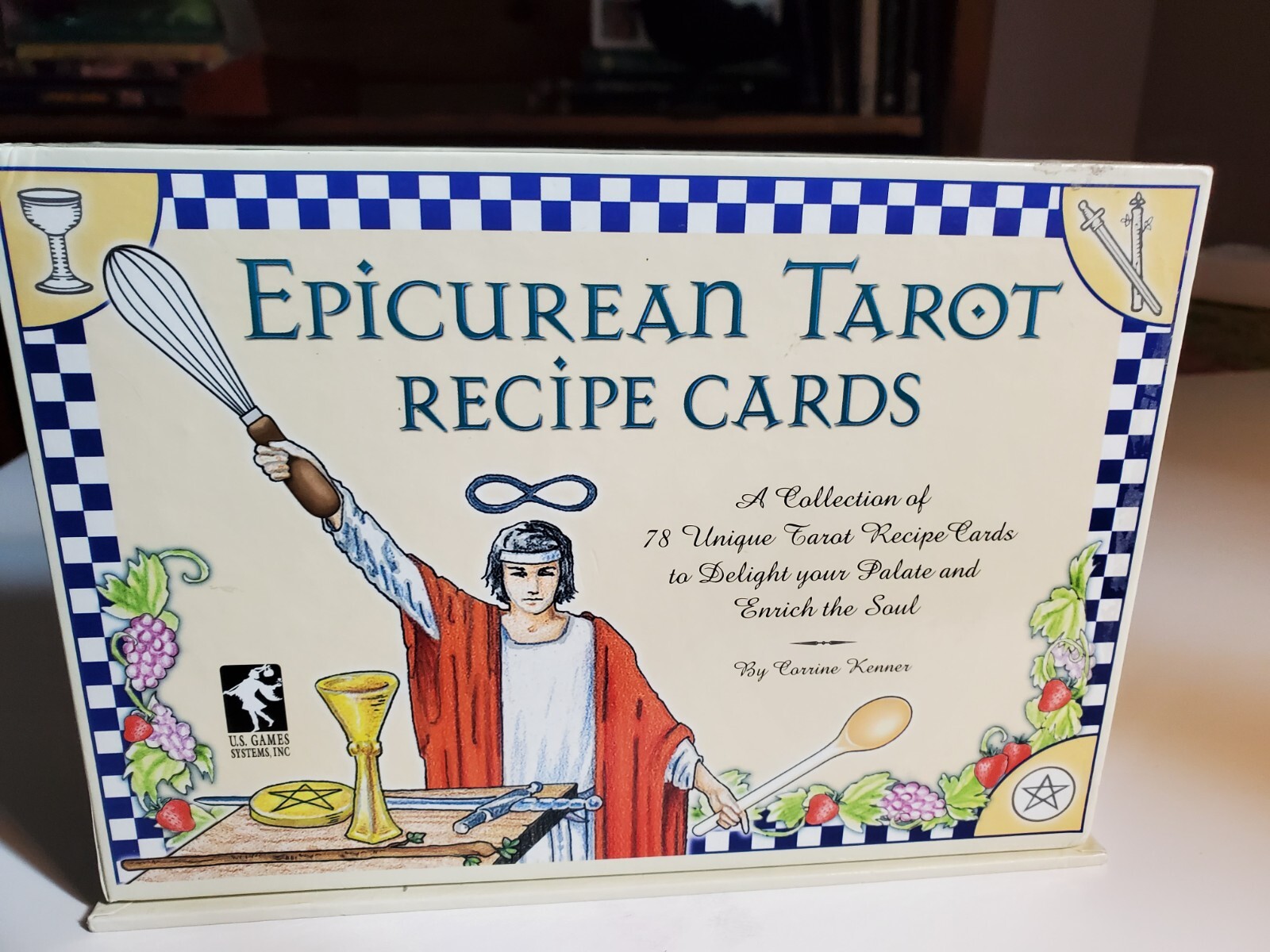 EPICUREAN TAROT RECIPE CARDS, Corrine Kenner, 2001, OOP EPICUREAN TAROT RECIPE CARDS, Corrine Kenner, 2001, OOP