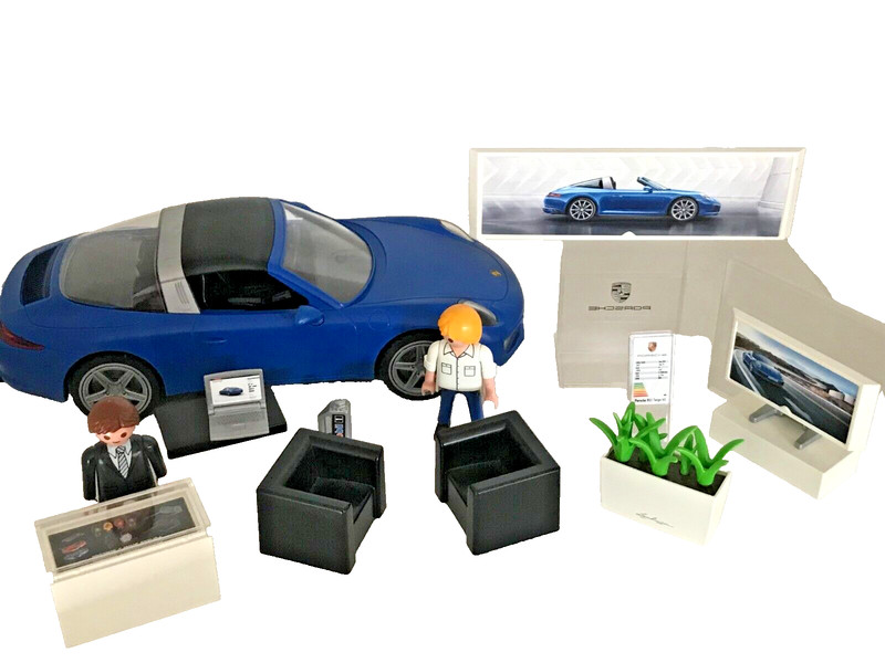 Playmobil 5991 Magasin Auto  Porsche  VÃ©Hicule  Porsche 911 - Lumieres Test Ok