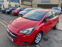 Vauxhall Corsa 1.4 Excite 5 Door Bright Red Heater Seats  2015