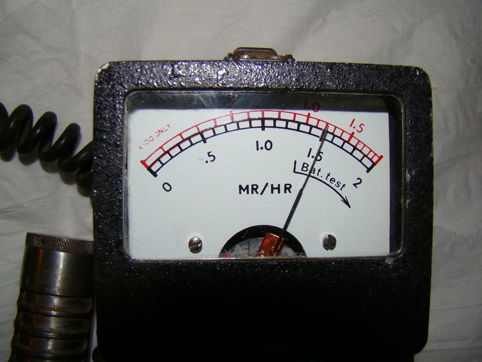 Ludlum 14c Geiger / Survey Meter, w/44-6 Ludlum probe