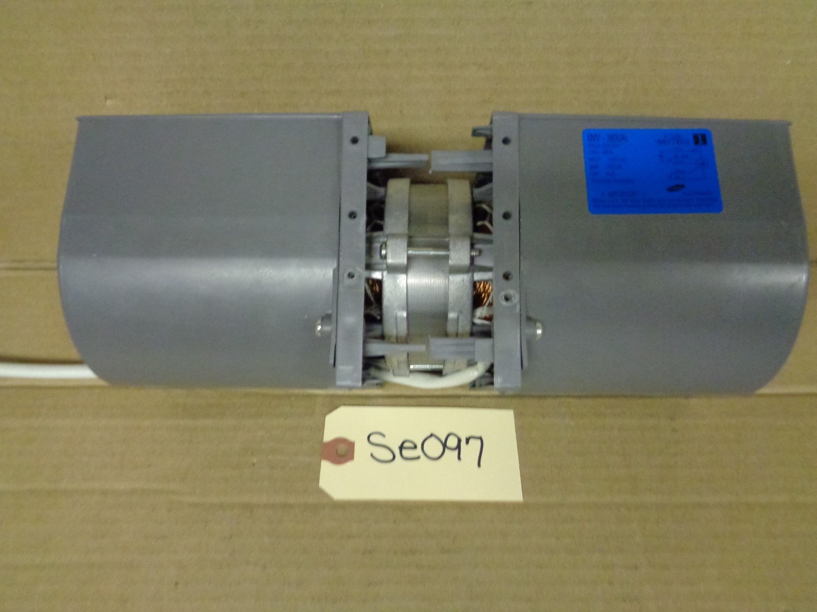 NEW OEM SAMSUNG MICROWAVE OVEN BLOWER ASSEMBLY DE31-00028Y - SE097