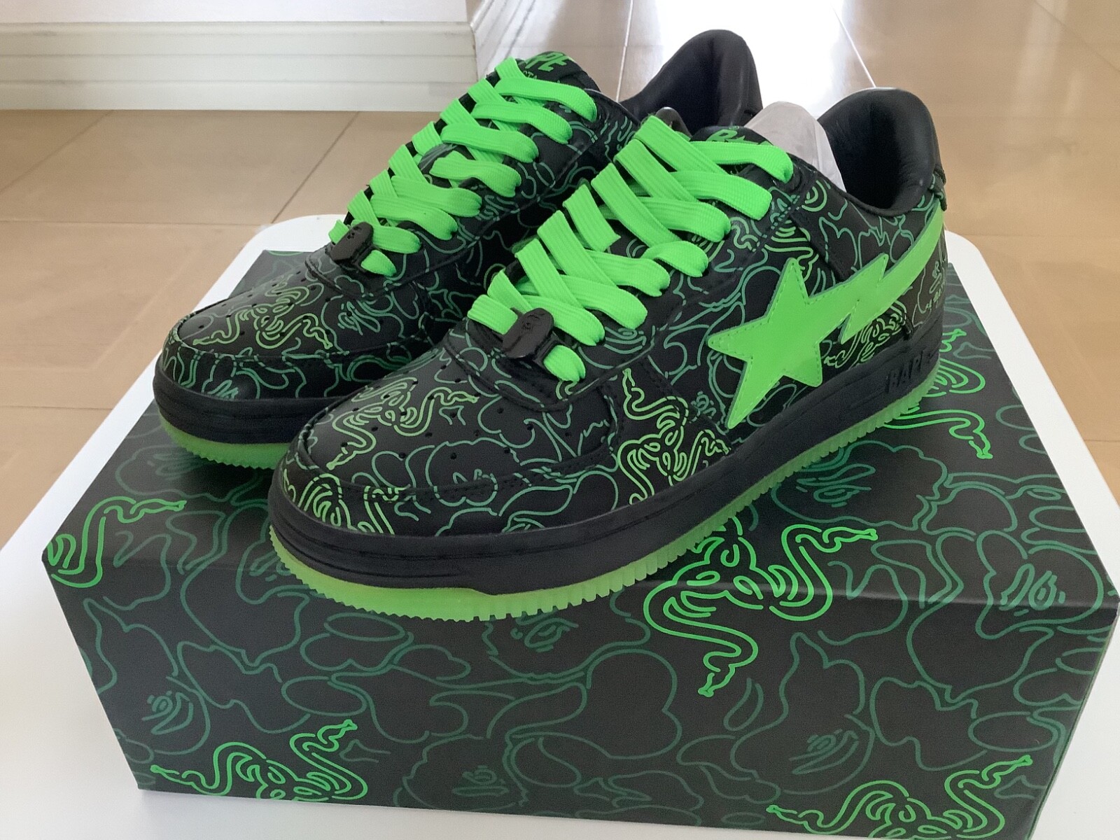 RAZER×BAPE STA サイズ10 ベイプスタ A Bathing Ape Bape Sta 'Razer' — Kick Game